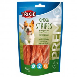 TRIXIE PREMIO OMEGA STRIPES C/FRANGO - 100 GR