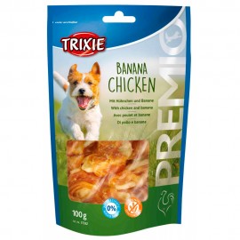 TRIXIE PREMIO BANANA E FRANGO - 100 GR