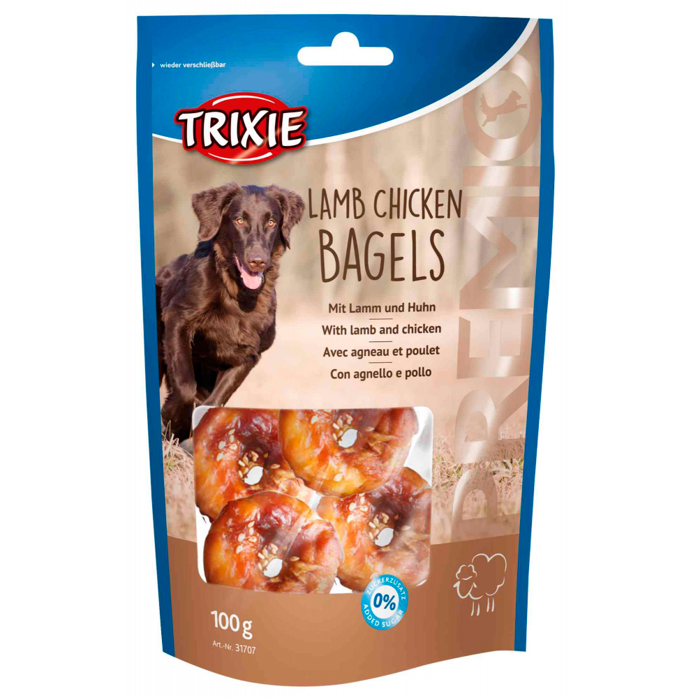 TRIXIE PREMIO - BAGELS (CORDEIRO/FRANGO) 100 GR
