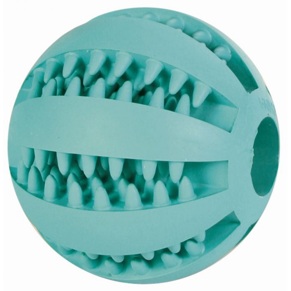TRIXIE DENTAFUN BORRACHA - BOLA BASEBOL C/ MENTA - 6 CM