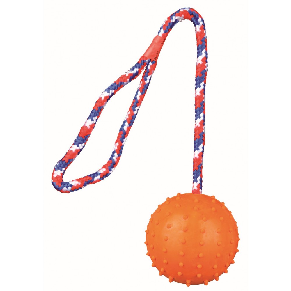 TRIXIE BOLA DE BORRACHA C/CORDA 6 CM