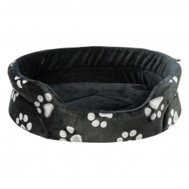 TRIXIE CAMA OVAL "JIMMY" (PRETO) 45X35 CM