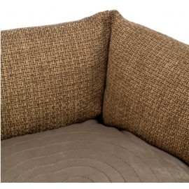 CAMA REDONDA "VIVIANA" CASTANHA  (ESPECIAL S. VALENTIM)