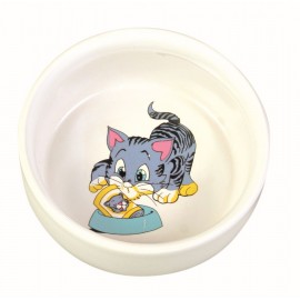 TRIXIE COMEDOURO EM CERAMICA P/GATOS - 300 ML