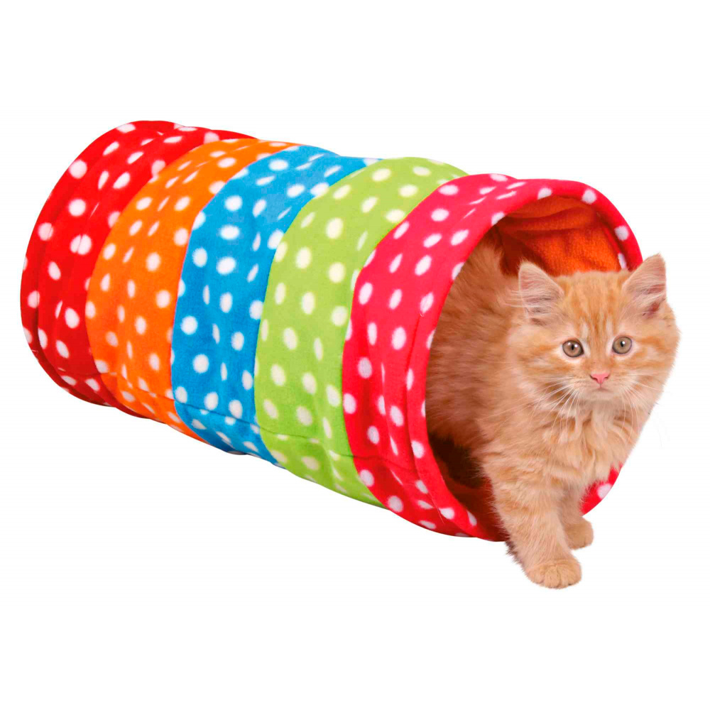 TRIXIE TUNEL EM PELUCIA CLORIDA P/GATOS