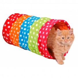 TRIXIE TUNEL EM PELUCIA CLORIDA P/GATOS