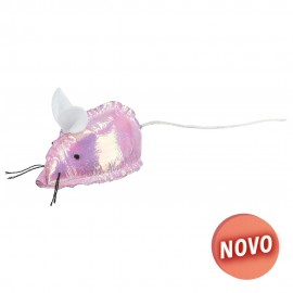 TRIXIE RATO BRILHANTE EM TECIDO C/CANIP 7 CM