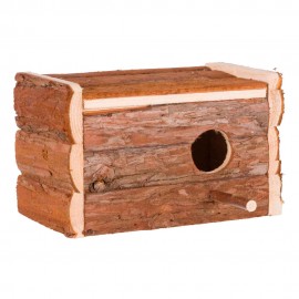 TRIXIE NINHO DE MADEIRA NATURAL PERIQUITOS 21X13X12CM