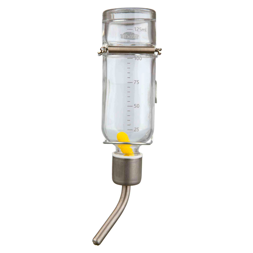 BEBEDOURO DE ESFERA EM VIDRO PARA HAMSTERS E RATOS - 125ML