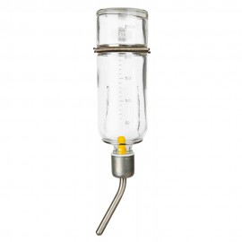 BEBEDOURO DE ESFERA EM VIDRO PARA PORQUINHOS DA INDIA - 250ML