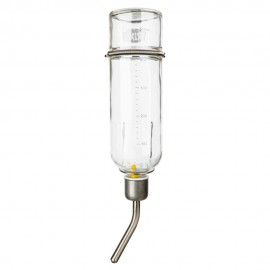 BEBEDOURO DE ESFERA EM VIDRO PARA COELHOS - 500ML