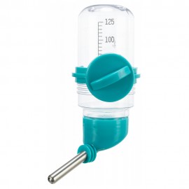 BEBEDOURO DE PLÁSTICO TRANSPARENTE COM SUPORTE DE ROSCA - 125ML