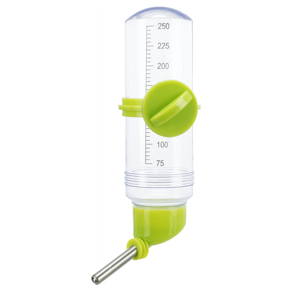 BEBEDOURO DE PLÁSTICO TRANSPARENTE COM SUPORTE DE ROSCA - 250ML