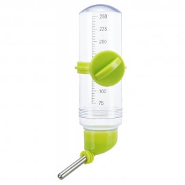 BEBEDOURO DE PLÁSTICO TRANSPARENTE COM SUPORTE DE ROSCA - 250ML