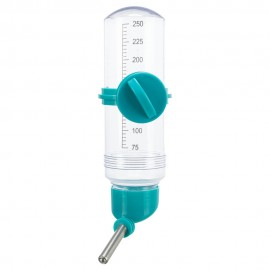 BEBEDOURO DE PLÁSTICO TRANSPARENTE COM SUPORTE DE ROSCA - 250ML