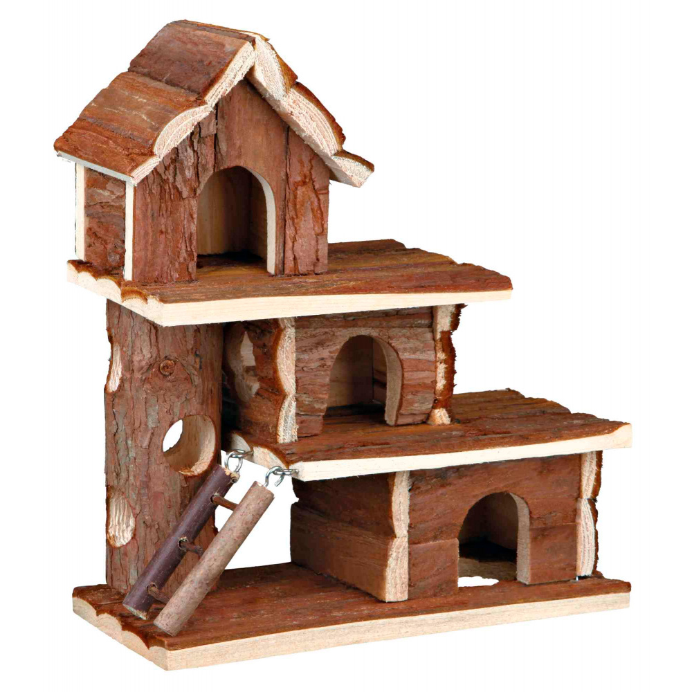 CASA TAMMO EM MADEIRA PARA HAMSTERS E RATOS