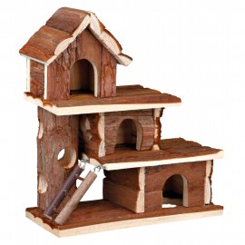 CASA TAMMO EM MADEIRA PARA HAMSTERS E RATOS