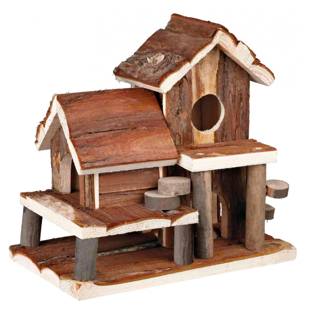CASA BIRTE EM MADEIRA PARA HAMSTERS E RATOS