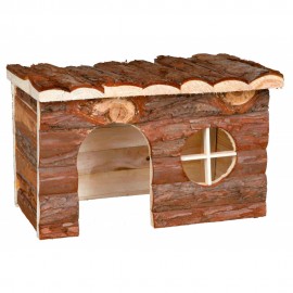 CASA JERRICK EM MADEIRA NATURAL (28 X16X18CM)