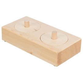 SNACK BOX - EM MADEIRA PARA ROEDORES