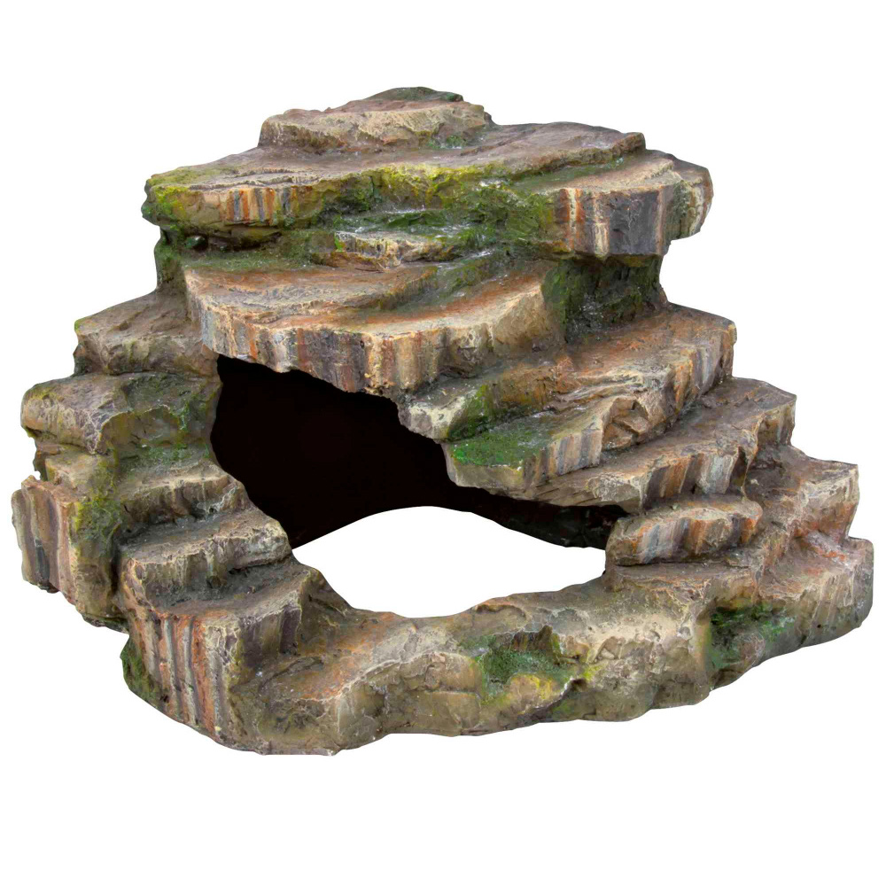 DECORAÇÃO PARA TERRÁRIO - ESCARPA COM GRUTA TUNDRA 26X 20X26