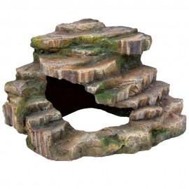 DECORAÇÃO PARA TERRÁRIO - ESCARPA COM GRUTA TUNDRA 26X 20X26