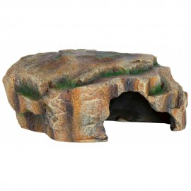 DECORAÇÃO PARA TERRÁRIO - GRUTA PARA RÉPTEIS 16X7X11