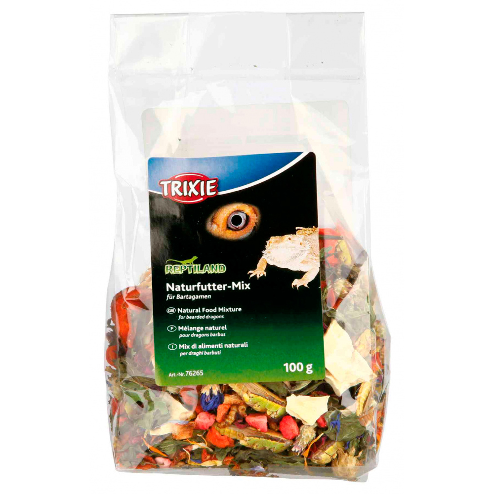 REPTILAND NATURFUTTER-MIX - MISTURA NATURAL PARA DRAGÕES BARBUDOS - 100G