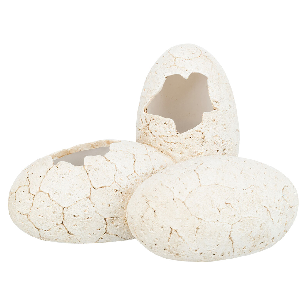 DECORAÇÃO PARA TERRÁRIO -ESCONDERIJOS PARA RÉPTEIS OVOS  EM POLIRESINA 20X13X15