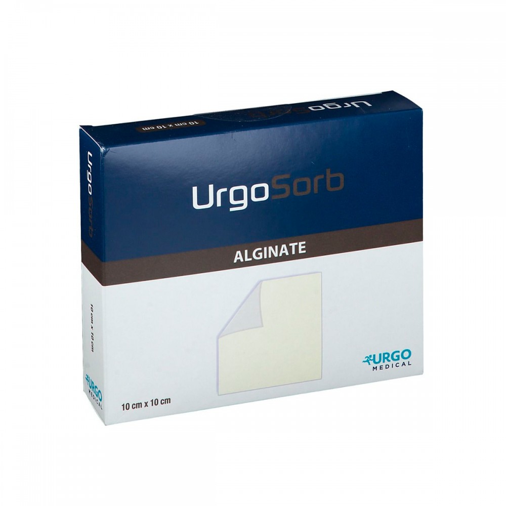 PENSO URGOSORB ALGINATO DE CALCIO 10 X 10CM -(caixa 16 unidades)