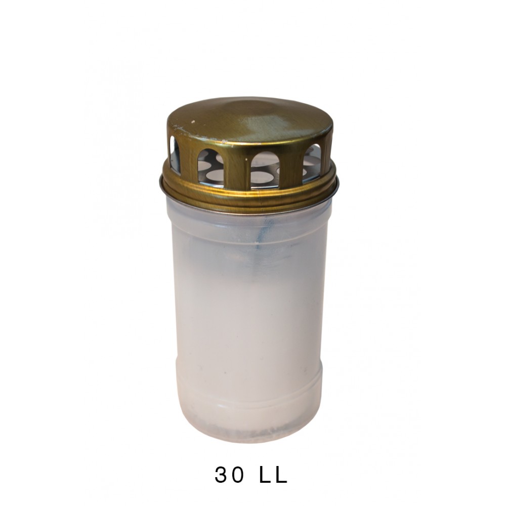 VELA CULTO EXTERNO 30 LL BRANCA