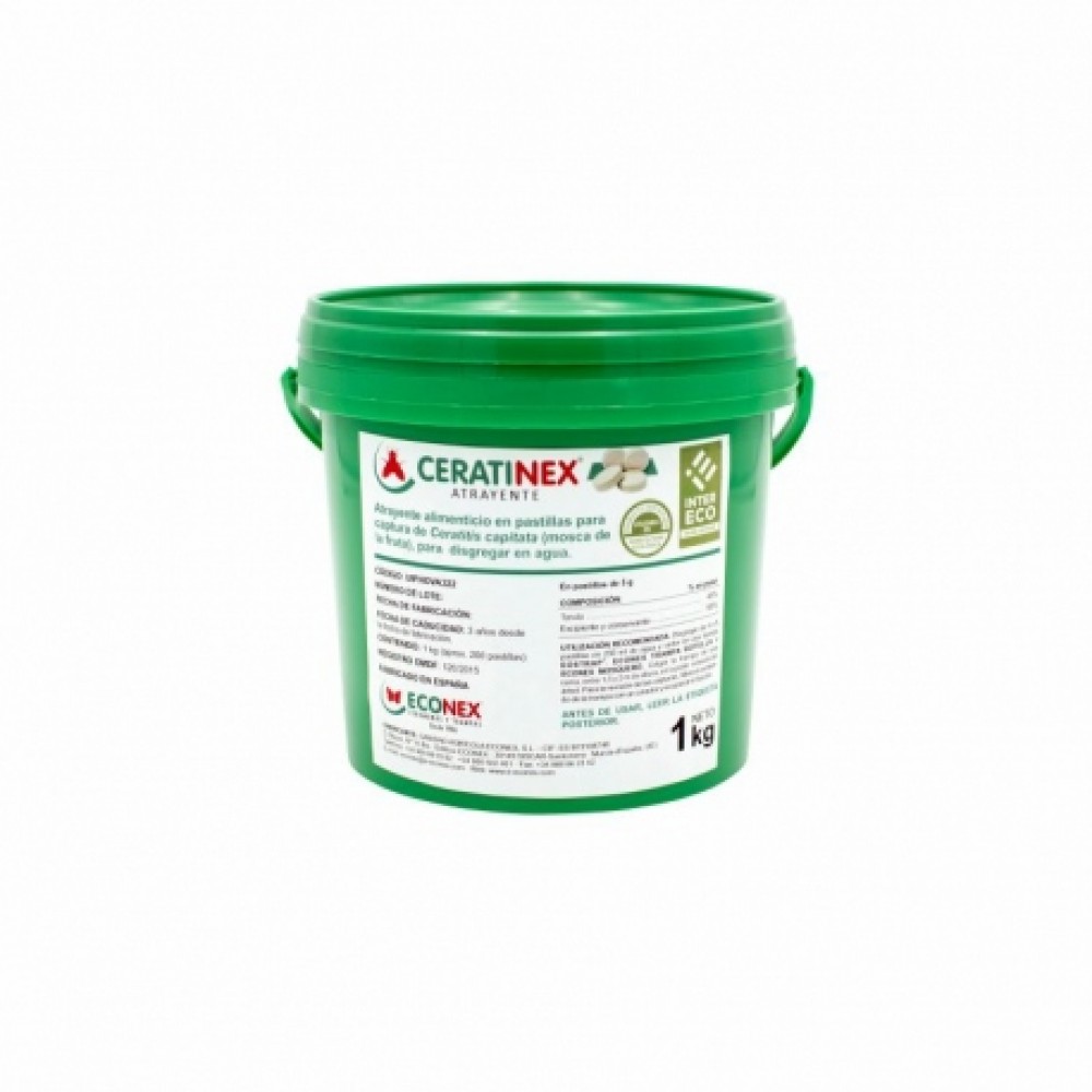 ECONEX PASTILHAS CERATINEX RECARGA  P/ CERATITIS CAPITATA - 1 KG