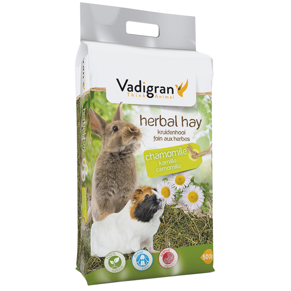 VADIBED - FENO NATURAL COM CAMOMILA PARA ROEDORES - 500GR