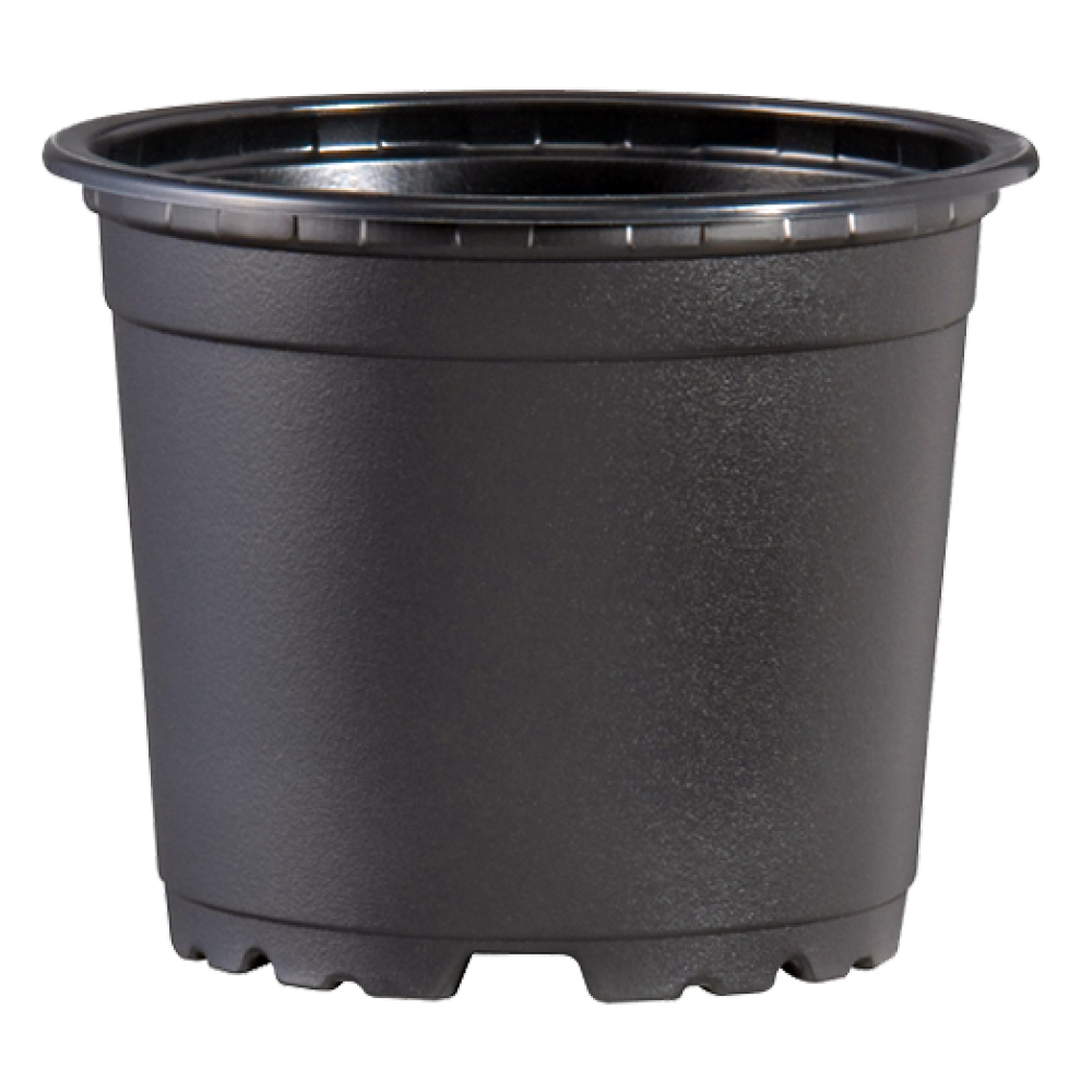 VASO DUO 19 HORTICOLA TERMOFORMADO BX NEGRO - UNIDADE