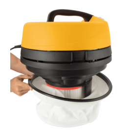 VITO ASPIRADOR INDUSTRIAL DE SÓLIDOS E LÍQUIDOS 2X1200 W - 75 L<br><br>
