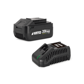 VITO KIT STARTER 20V 5.0AH: BATERIA 20V 5AH E CARREGADOR RÁPIDO