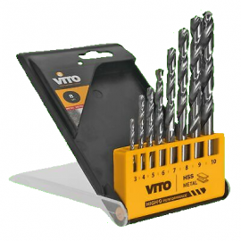 VITO CONJUNTO 8 BROCAS HSS COBALTO  3-10MM