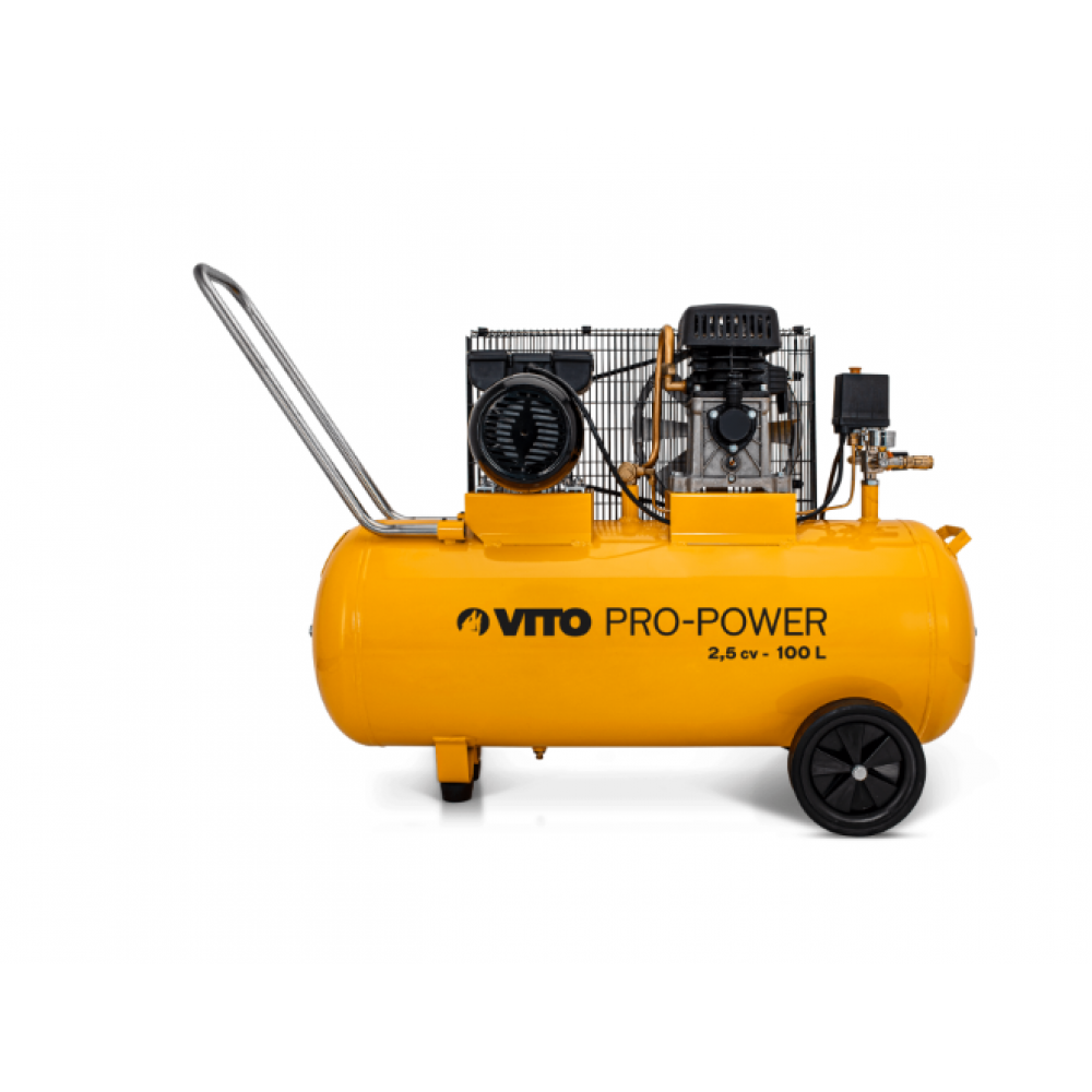 VITO COMPRESSOR COM CORREIAS 100L - 1850W<br><br>