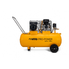 VITO COMPRESSOR COM CORREIAS 100L - 1850W<br><br>