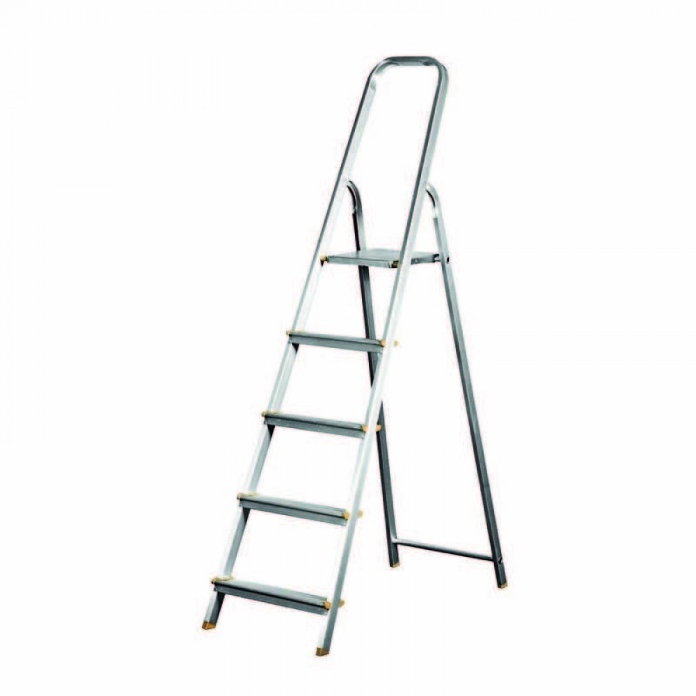 ESCADOTE DE ALUMÍNIO 5 DEGRAUS<br>