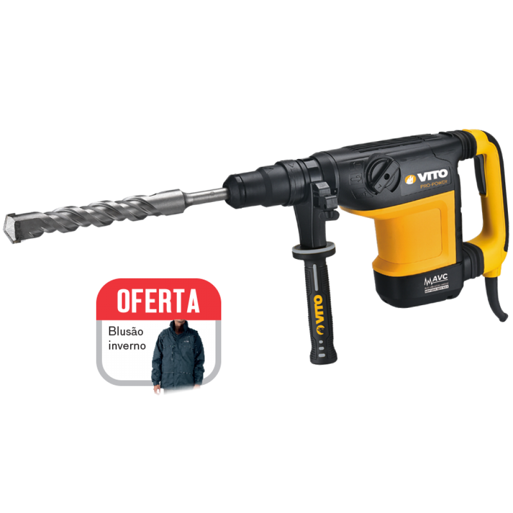 VITO MARTELO PERFURADOR/DEMOLIDOR 1200 W<br><br>