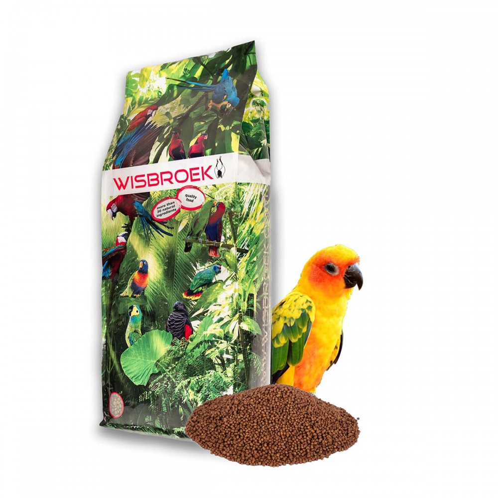 WISBROEK PAPAGAIOS FRUIT BLEND DAILY SMALL  - 10 KG