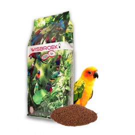WISBROEK PAPAGAIOS FRUIT BLEND DAILY SMALL  - 10 KG