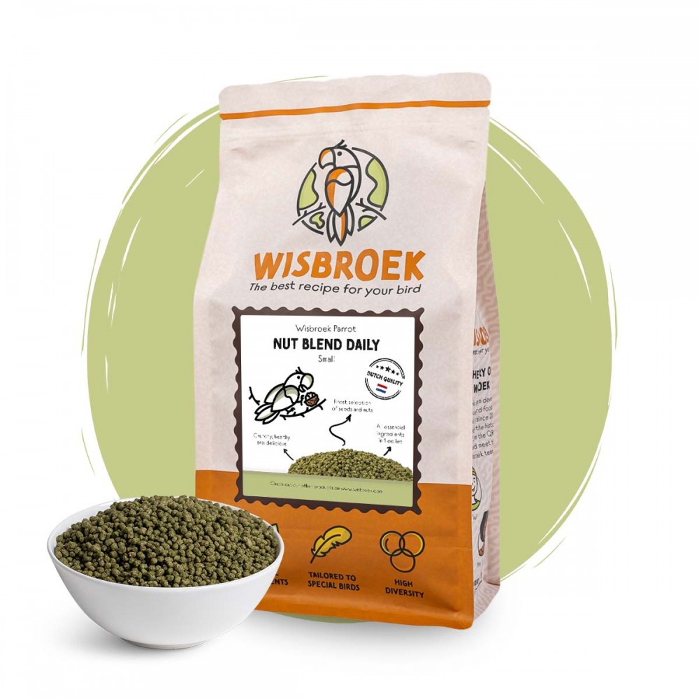 WISBROEK PAPAGAIOS NUT BLEND DAILY SMALL  - 1 KG