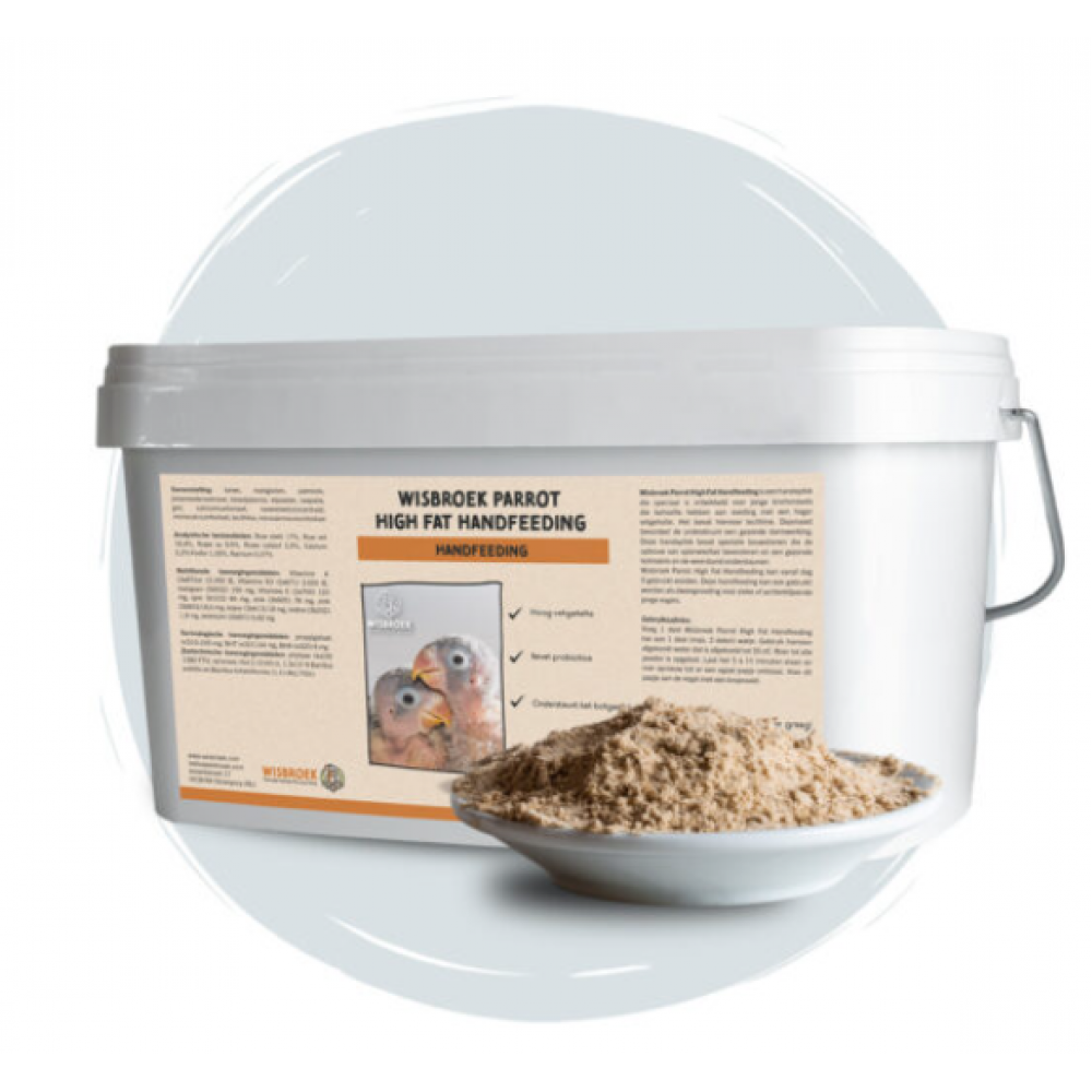 WISBROEK PARROT HIGH FAT HANDFEEDING 3KG
