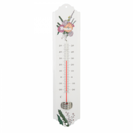 TERMOMETRO AMBIENTE EXTERIOR WHITE LINE METAL –  30cm