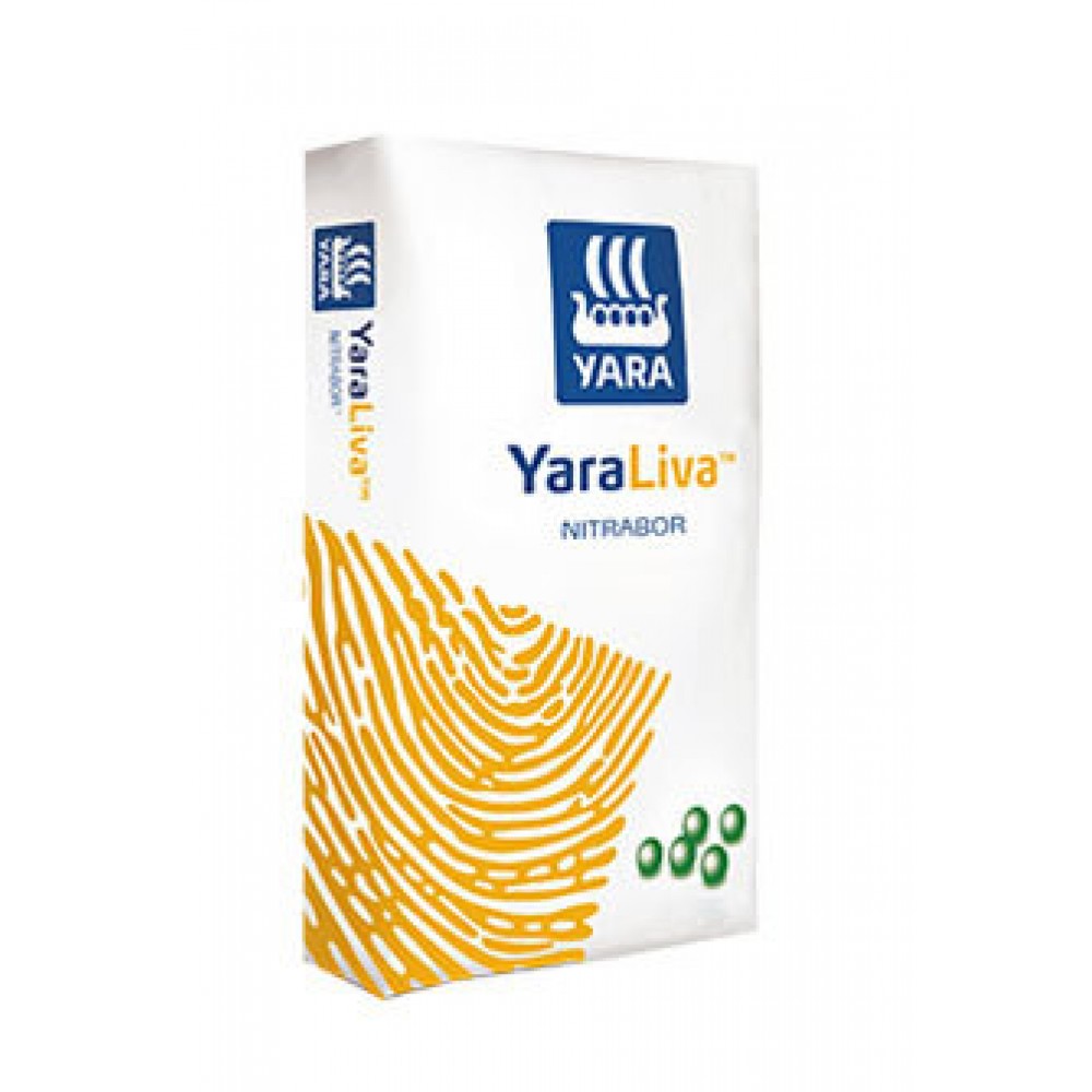 ADUBO YARALIVA NITRABOR 15,5-0-0+26,5CaO  - SACO 25 KILOS