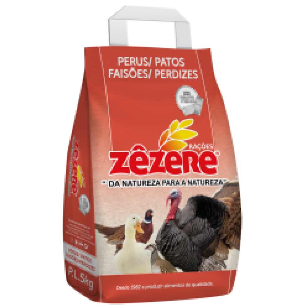 ZEZERE PATOS/PERDIZES/PERUS/FAISOES GRAO - SC  5KG